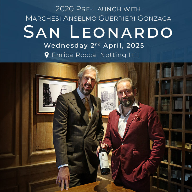 San Leonardo 2020 Pre-Launch Supper with Anselmo Guerrieri Gonzaga