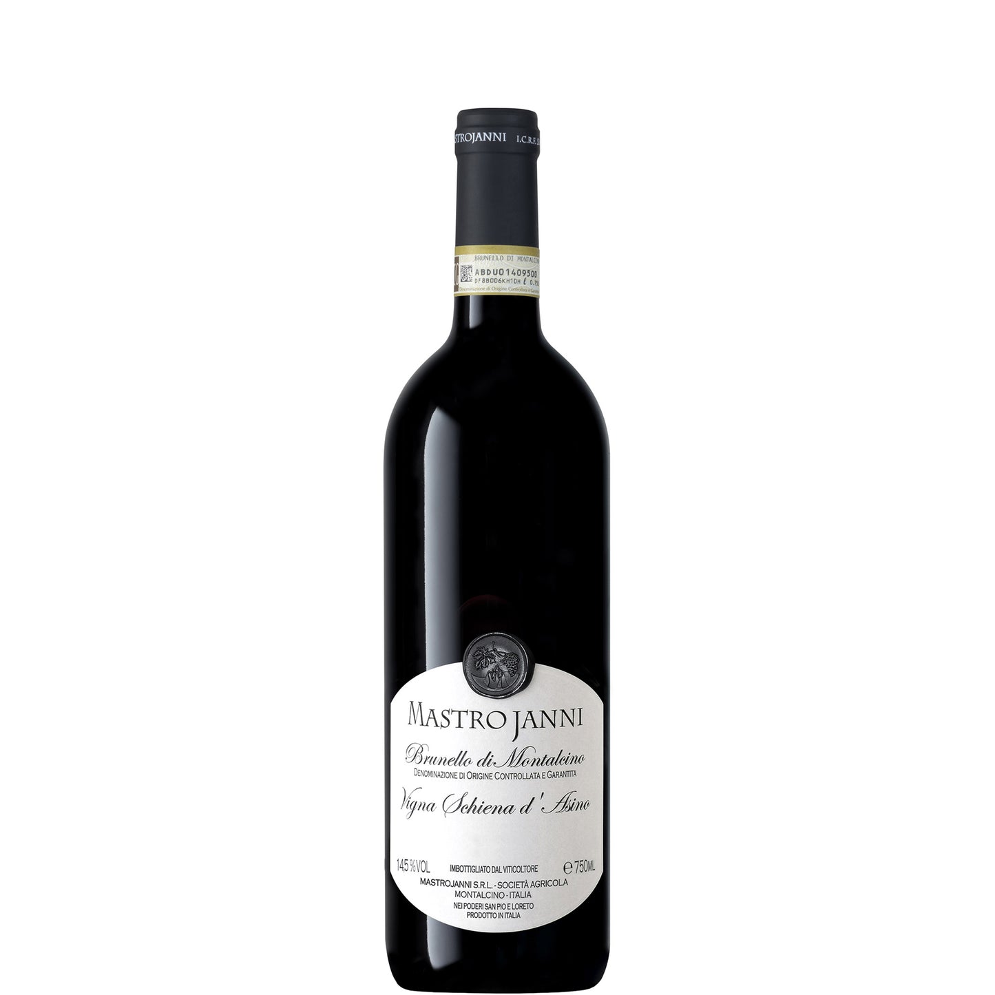 Brunello di Montalcino Riserva, 'Vigna Schiena D'Asino', Mastrojanni, 2019